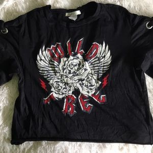 Graphic Grunge Rose Tee